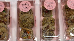 Cookie Flight box of four Party-size cookies